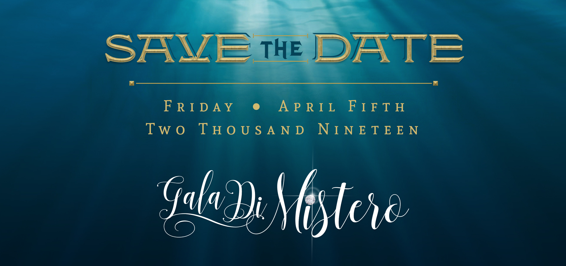 3rd Annual Gala Di Mistero set for April 5th