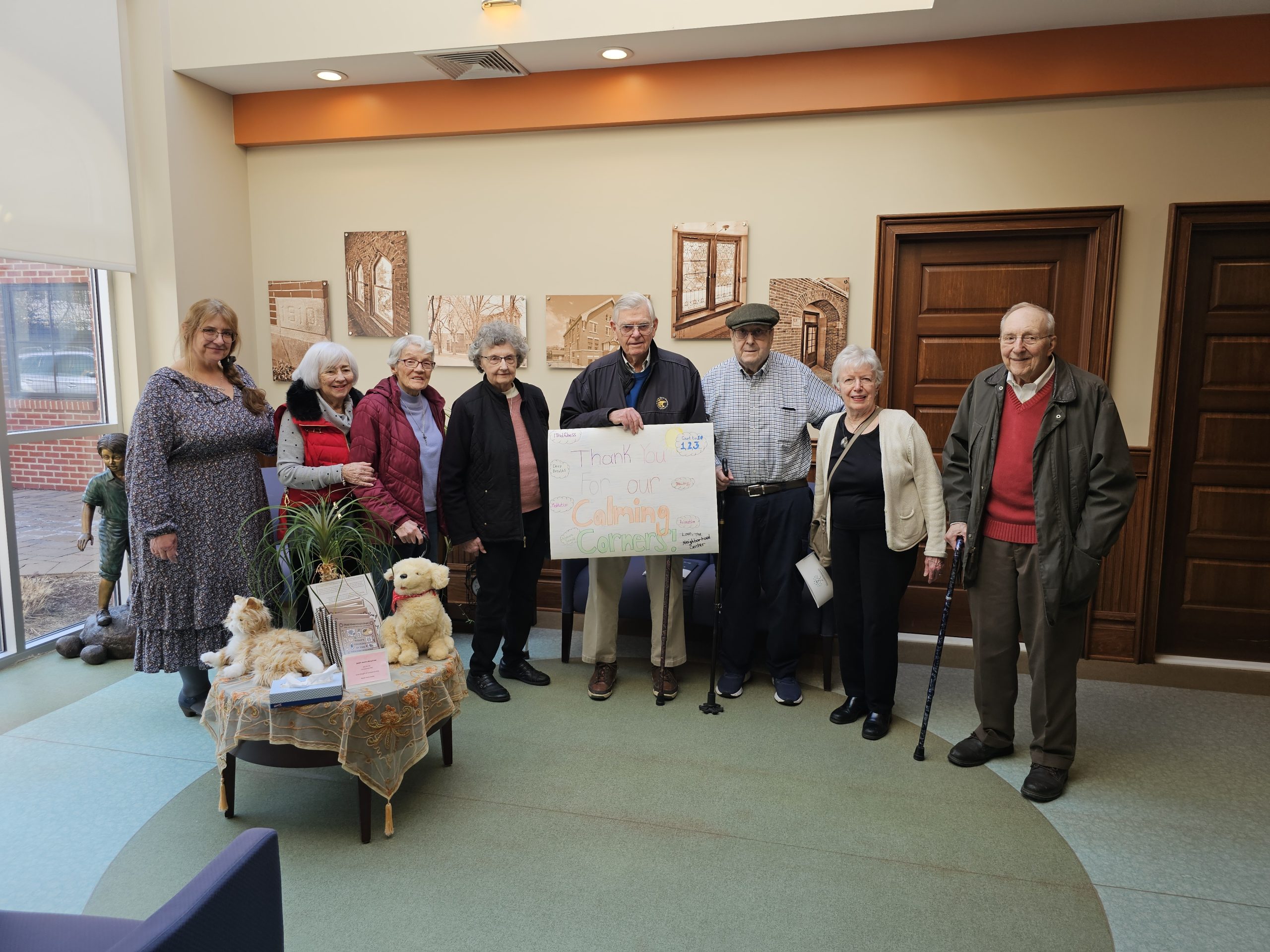 Preswick Glen Residents Generously Donate Calm Corners to The Neighborhood Center background image